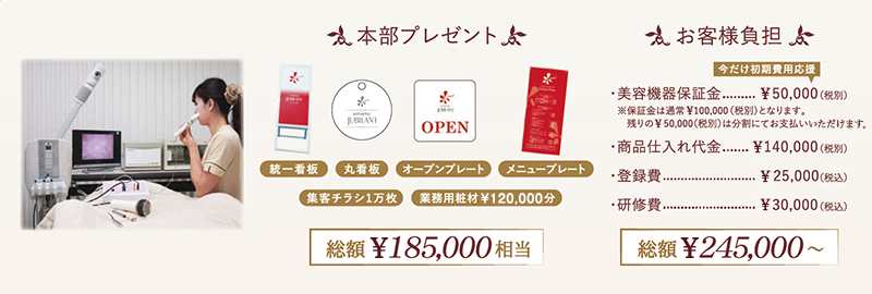 低価格でオープン ~今のこの時期だけ本部応援キャンペーン中!!~